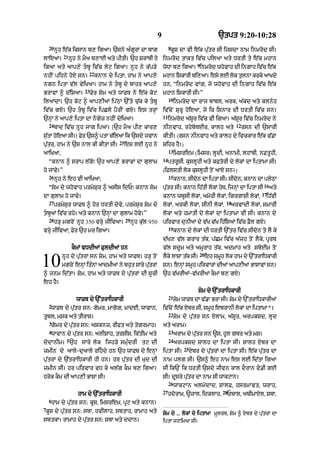 9                                    `tpt 9:20-10:28
    20                                                                     8
         nUh e|k iksAn b, igaA= `sny a»gUrM dA bAZ                          kuUS dA vI e|k pu|tr sI ijsdA nAm inmrod sI=
             21
lAeaA=            nUh ny mYa b,AE aty pItI= `h SrAbI ho inmrod tAkt iv|c pil! aty DrtI ty e|k mhAn
                                                                                            9
igaA aty aAp,y tbU iv|c lyq igaA= nUh ny k|p/y                       woDA b, ig!= inmrod whovAh dI ingAh iv|c e|k
                          22
nhIN pihny hoX sn=             knAn dy iptA< hAm ny aAp,y             mhAn iSkArI bi,aA= esy lE lok tulnA krky aAKdy
ngn iptA v|l vyiKaA= hAm ny tbU dy bAhr aAp,y                        hn< “inmrod vMg< jo whovAh dI ingAh iv|c e|k
                        23
BrAvM ^ d|isaA=              Fyr Sym aty wAFT ny e|k koq              mhAn iSkArI sI=”
                                                                           10
ilaMdA= `h koq ^ aAp,IaM ip|QM `%ty cu|k ky tbU                                inmrod dA rAj bAbl< ark< a|kd aty klnyh
iv|c gX= `h tbU iv|c ipCly pYrIN gX= es trHM                         iv|coN SurU hoeaA< jo ik iSnAr dI DrtI iv|c sn=
                                                                      11
`nHM ny aAp,y iptA dA ngyz nhIN dyiKaA=                                   inmrod a|SUr iv|c vI igaA= a|SUr iv|c inmrod ny
    24                                                                                                          12
         bAd iv|c nUh jAg ipaA= (`h mYa pI, kAr,                      nInvAh< rhoboTEr< kAlh aty                     rsn dI `sArI
sutA hoeaA sI=) Fyr `s^ ptA c|ilaA ik `sdy jvAn
  |                                                                   kItI= (rsn nInvAh aty kAlh dy ivckAr e|k v|.A
                                         25
pu|tr< hAm ny `s nAl kI kItA sI=              es lE nUh ny            Sihr hY=)
                                                                           13
aAiKaA<                                                                         imSrixm (imsr) lUdI< anAmI< lhAbI< nFtUhI<
                                                                      14
    “knAn ^ srAp l|gy⁄ `h aAp,y BrAvM dA gulAm                             ptrUusI< kuslUhI aty kFtorI dy lokM dA iptAmA sI=
ho jAvy=”                                                             (iFlstI lok kuslUhI toN aAX sn=)
    26                                                                     15
         nUh ny eh vI aAiKaA<                                                   knAn< sIdn dA iptA sI= sIdn< knAn dA plQA
                                                                                         o                o            y
                                                                                                                            16
    “Sym dy whovAh prmySur ^ asIs idP⁄ knAn Sym                       putr sI= knAn ih|tI lokM hyT< ijnHM dA iptA sI
                                                                        |                                                        aty
                                                                                                                            17
dA gulAm ho jAvy=                                                     knAn wbUsI lokM< amorI lokM< igrgASI lokM<             ih|vI
    27                                                                                                     18
         prmySur wAFT ^ hor DrtI dyvy< prmySur Sym dy                 lokM< arkI lokM< sInI lokM<             arvAdI lokM< smArI
tbUaM iv|c rhy= aty knAn `nHM dA gulAm hovy=”                        lokM aty hmAtI dy lokM dA iptAmA vI sI= knAn dy
    28                                        29
         h/H mgroN nUh 350 vrHy jIivaA=            nUh ku|l 950       pirvAr dunIaM dy v|K v|K ih|isaM iv|c FYl gX=
                                                                           19
vrHy jIivaA< Fyr `h mr igaA=                                                    knAn dy lokM dI DrtI `%tr iv|c sIdon to lY ky
                                                                      d|K, v|l grAr t|k< p|Cm iv|c a|zh toN lYky< pUrb
                   kOmM vDdIaM FuldIaM hn                             v|l sdUm aty amUrAh t|k< admAh aty sboEm toN
                                                                                             20

10          nUh dy pu|trM sn Sym< hAm aty wAFT= h/H toN
            mgrNo enM itnM aAdmIaM ny bht sAry ptrM
                    H »                 u
^ jnm id|tA= Sym< hAm aty wAfT dy pu|trM dI sUcI
                                                |u
                                                                      lky lASA tk sI=
                                                                       Y        |                 eh smUh lok hAm dy `%trAiDkArI
                                                                                                        H
                                                                      sn= enHM smUh pirvArM dIaM aAp,IaM BASAvM sn=
                                                                      `h v|KrIaM-v|KrIaM kOmM b, gX=
eh hY=
                                                                                             Sym dy `%trAiDkArI
                                                                           21
                     wAFT dy `%trAiDkArI                                        Sm wAFT dA v.A BrA sI= Sm dy `%trAiDkArIaM
                                                                                 y          |           y
    2
    wAFT dy pu|tr sn: gomr< mAgog< mAdE< wAvAn<                       iv|coN e|k Xbr sI< smUh ebrAnI lokM dA iptAmA*=
                                                                           22
tUbl< msk aty tIrAs=                                                            Sym dy pu|tr sn XlAm< a|SUr< arpkSd< lUd
    3
    gomr dy pu|tr sn: aSknz< rIft aty togrmAh=                        aty arAm=
    4                                                                      23
    wAvAn dy pu|tr sn: alISAh< trSIs< ik|tIm aty                                arAm dy pu|tr sn ~s< hUl gTr aty mS=
              5                                                            24
dodAnIm= `h sAry lok ijh/y smu»drI tq dI                                        arpkSd SAlh dA iptA sI= SAlh Xbr dA
                                                                                    25
zmIn dy aAly-duaAly rihdy hn `h wAFT dy enHM                         iptA sI=           Xbr do pu|trM dA iptA sI= e|k pu|tr dA
pu|trM dy `|trAiDkArI hI hn= hr pu|tr dI Kud dI                       nAm plg sI= `s^ eh nAm es lE id|tA igaA
zmIn sI= hr pirvAr vD ky al|g kOm b, ig!=                             sI ik`N ik DrtI `sdy jIvn kAl dOrAn v.I gE
hryk kOm dI aAp,I BASA sI=                                            sI= dUsry pu|tr dA nAm sI wAkqAn=
                                                                           26
                                                                                wAkqAn almodAd< SAlF< hsrmAvt< wrAh<
                                                                      27                                 28
                     hAm dy `%trAiDkArI                                    hdorAm< ~zAl< idklAh<           PbAl< abImAXl< SbA<
    6
    hAm dy pu|tr sn: kuUS< imsrem< pUq aty knAn=
7
 kuUS dy pu|tr sn: sbA< hvIlAh< sbtAh< rAmAh aty                      Sym dy ... lokM dy iptAmA mUlrT< Sym ^ Xbr dy pu|trM dA
sbtkA= rAmAh dy pu|tr sn: SbA aty ddAn=                               iptA j,imaA sI=
 