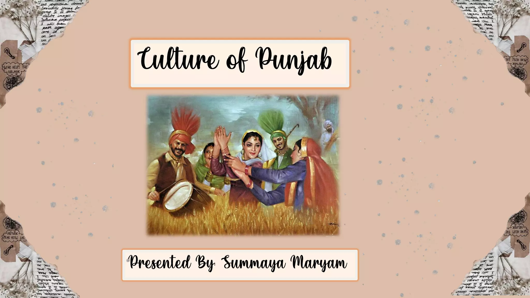 Punjabi culture presentation