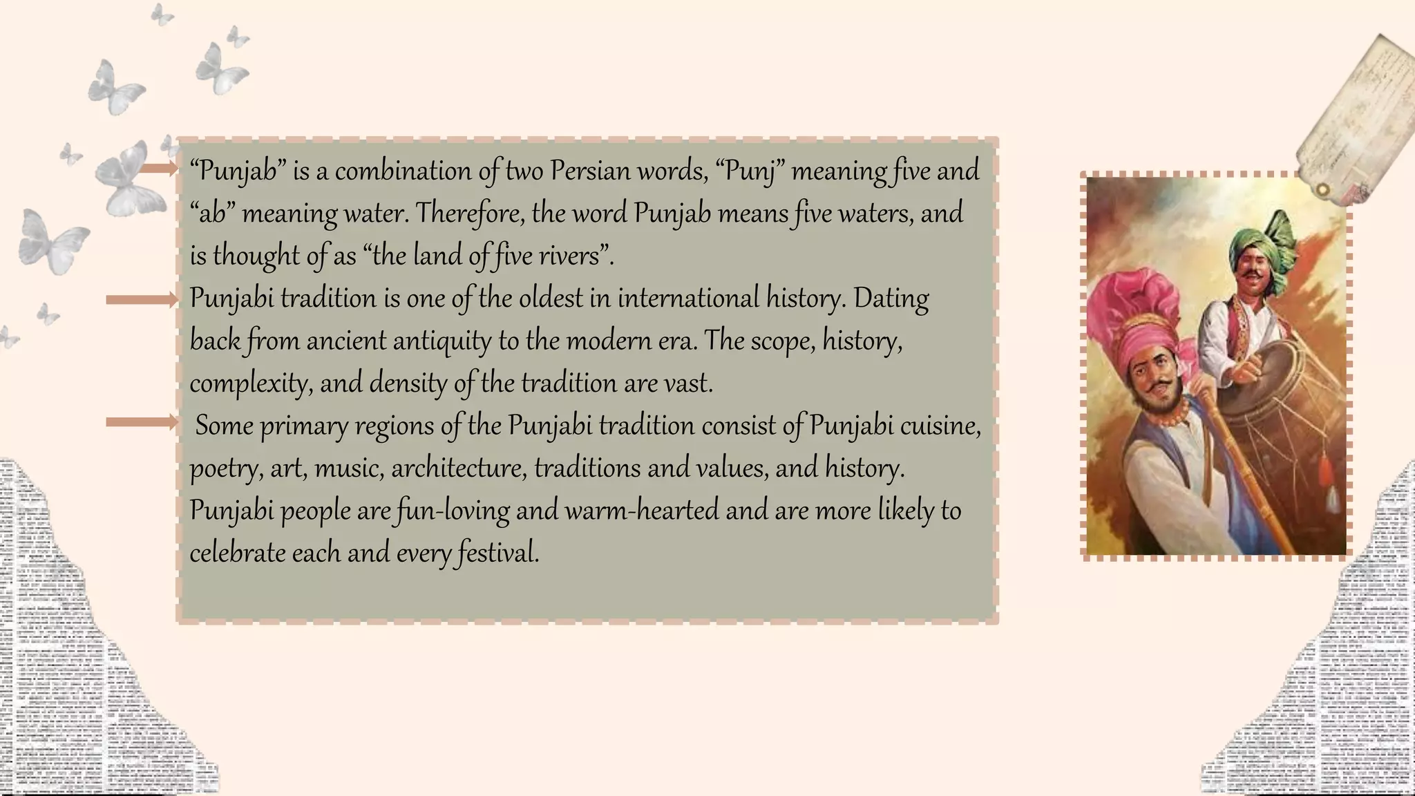 Punjabi culture presentation