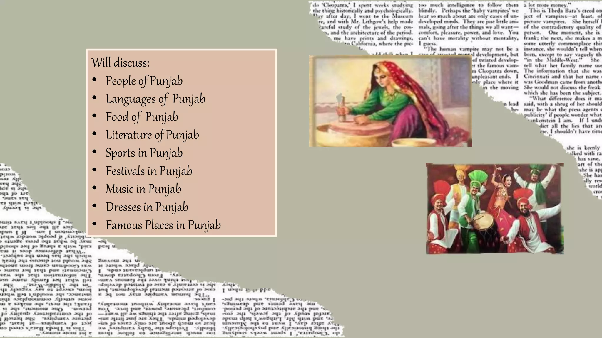 Punjabi culture presentation