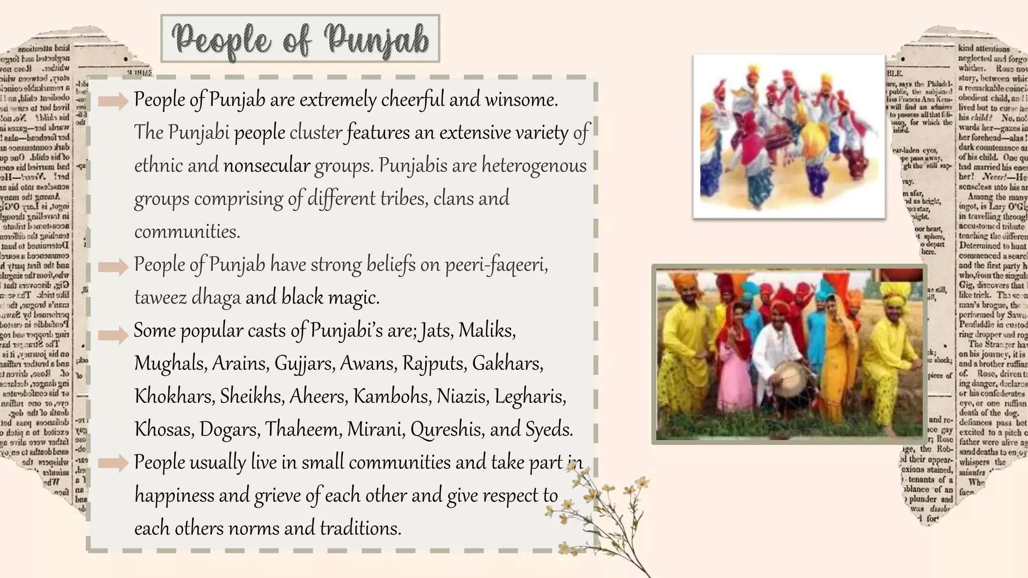 Punjabi culture presentation