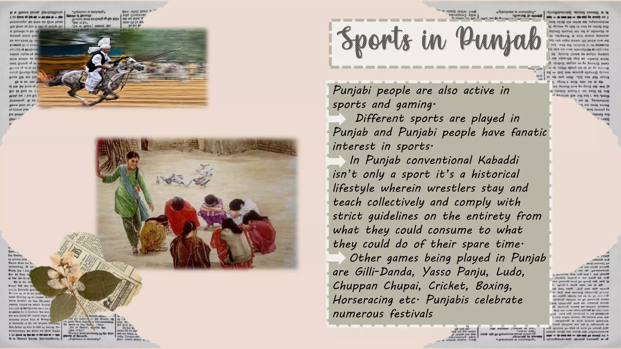 Punjabi culture presentation