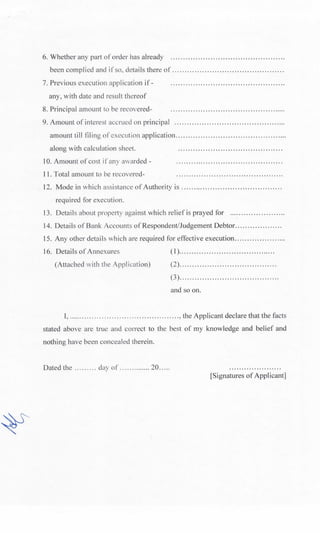 Punjab RERA Execution of Orders