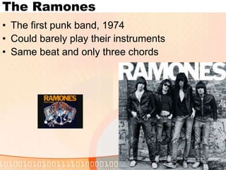 Punk Rock and New Wave Music Slides for Music Appreciation | PPT