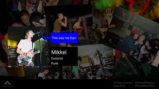 #StateOfSearch
#PunkRockSEO
@mike_arnesen
upbuild.io
This was me then
Mikkei
Guitarist
Punk
 
