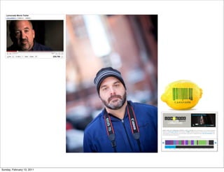 Sunday, February 13, 2011
 