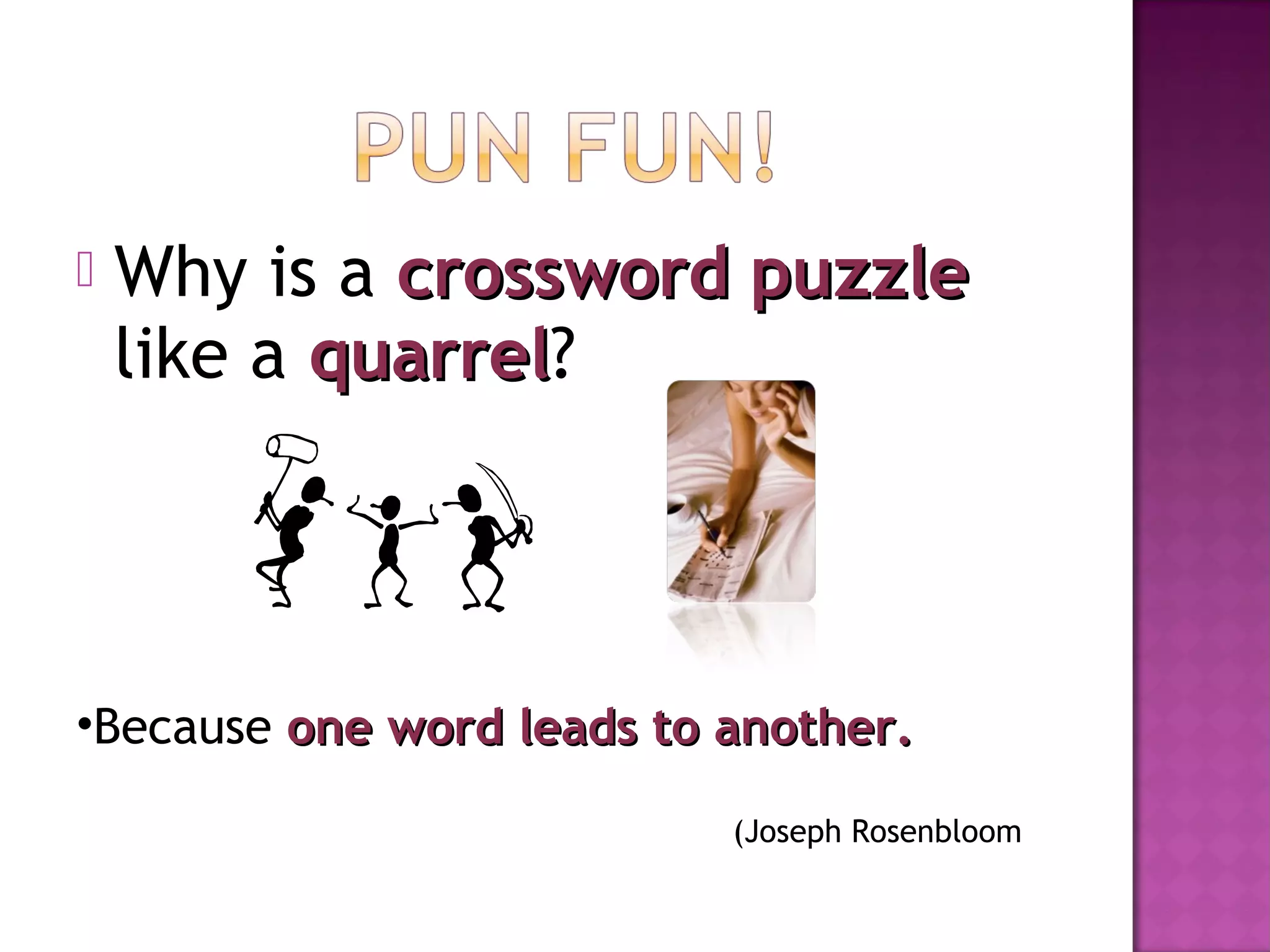 Puns PPT