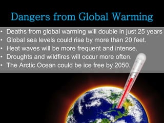 Global Warming and its effects | PPTX