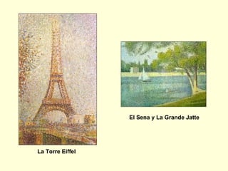 Algunas de sus obras son: Un Domingo de Verano en, “La Grande Jatte” 