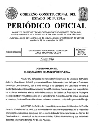 Secretaria de Desarrollo Y Sustentabilidad del H.Ayuntamiento del Municipio de Puebla