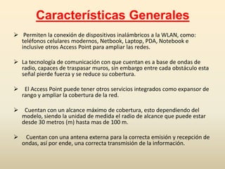 Punto de acceso caracteristicas hotsell