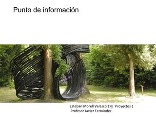Esteban Morell Velasco 1ºB Proyectos 1
Profesor Javier Fernández
Punto de información
 