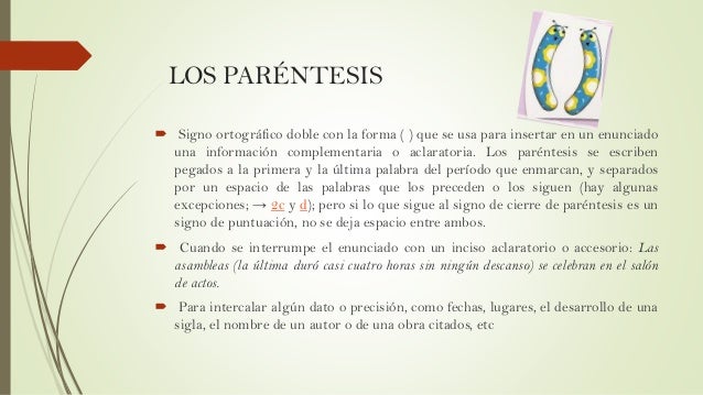 signos de puntuación