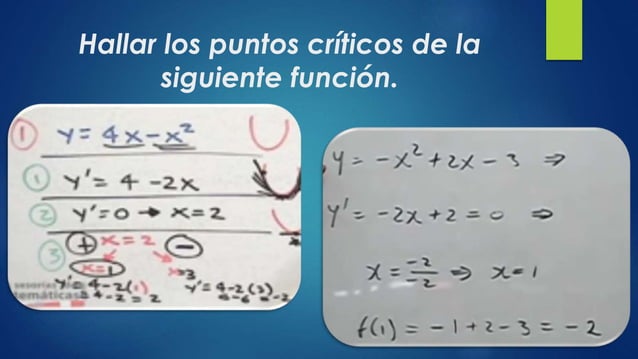 Puntos criticos de una funcion | PPT