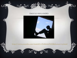 ÁNGULO HOLANDÉS




http://www.youtube.com/watch?v=jVeKvkkING0&feature=related
 