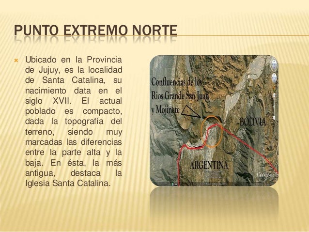 Puntos extremos de Argentina