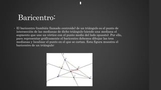 Puntos notables en el triangulo | PPTX