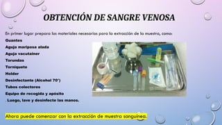 PUNTOS PARA EXTRACCIÓN DE SANGRE.pptx... | PPTX