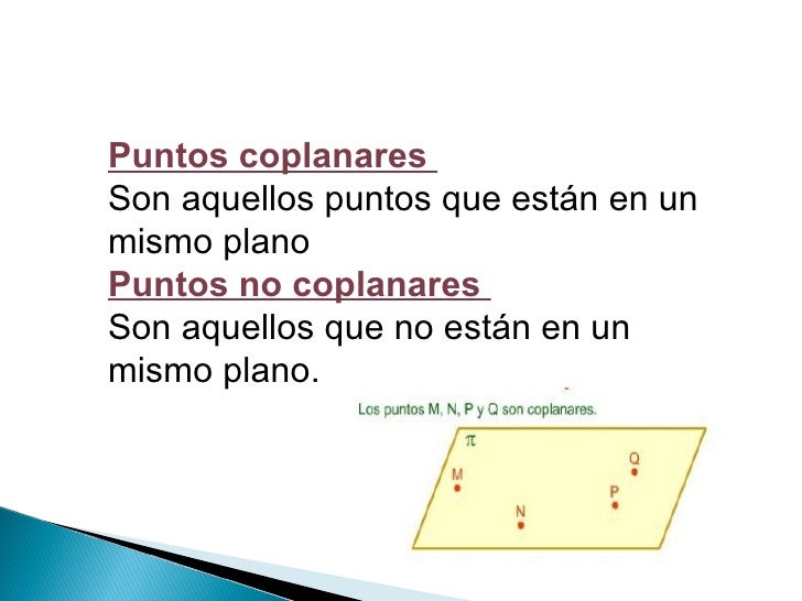 Puntos, rectas y planos