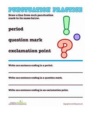 Puntuation marks