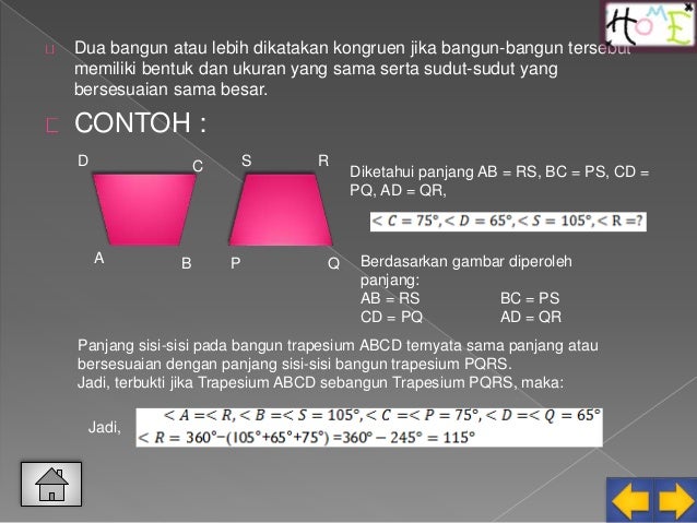 Kesebangunan dan kekongruenan bangun datar dewi tri