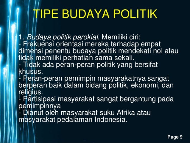 Perbedaan Budaya Politik Parokial Dengan Budaya Politik Partisipan Tips Membedakan