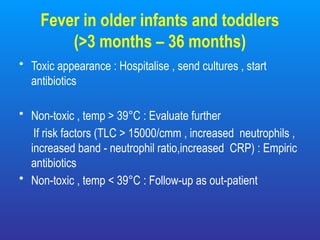 Pyrexia Toxic Pyrexia of unknown origin in children ppt | PPTX