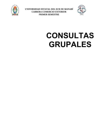 CONSULTAS
GRUPALES
 