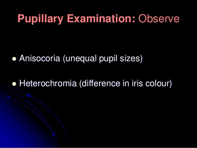 unequal pupil size bipolar unequal pupil size bipolar
