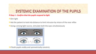 PUPILLARY DISORDERS | PPTX