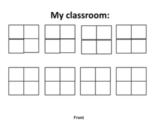 My classroom: 
Front 
 