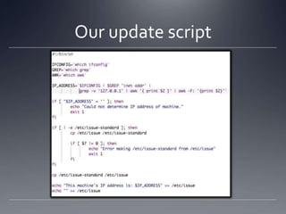 Our update script