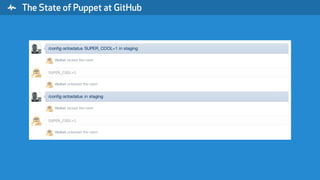 " The State of Puppet at GitHub
 