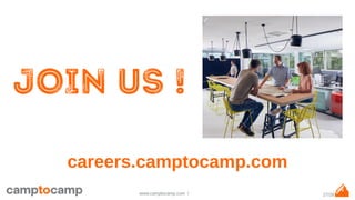 27/28www.camptocamp.com /
JOIN US !
careers.camptocamp.com
 