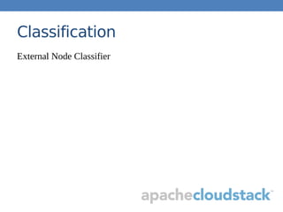 Classification
External Node Classifier
 