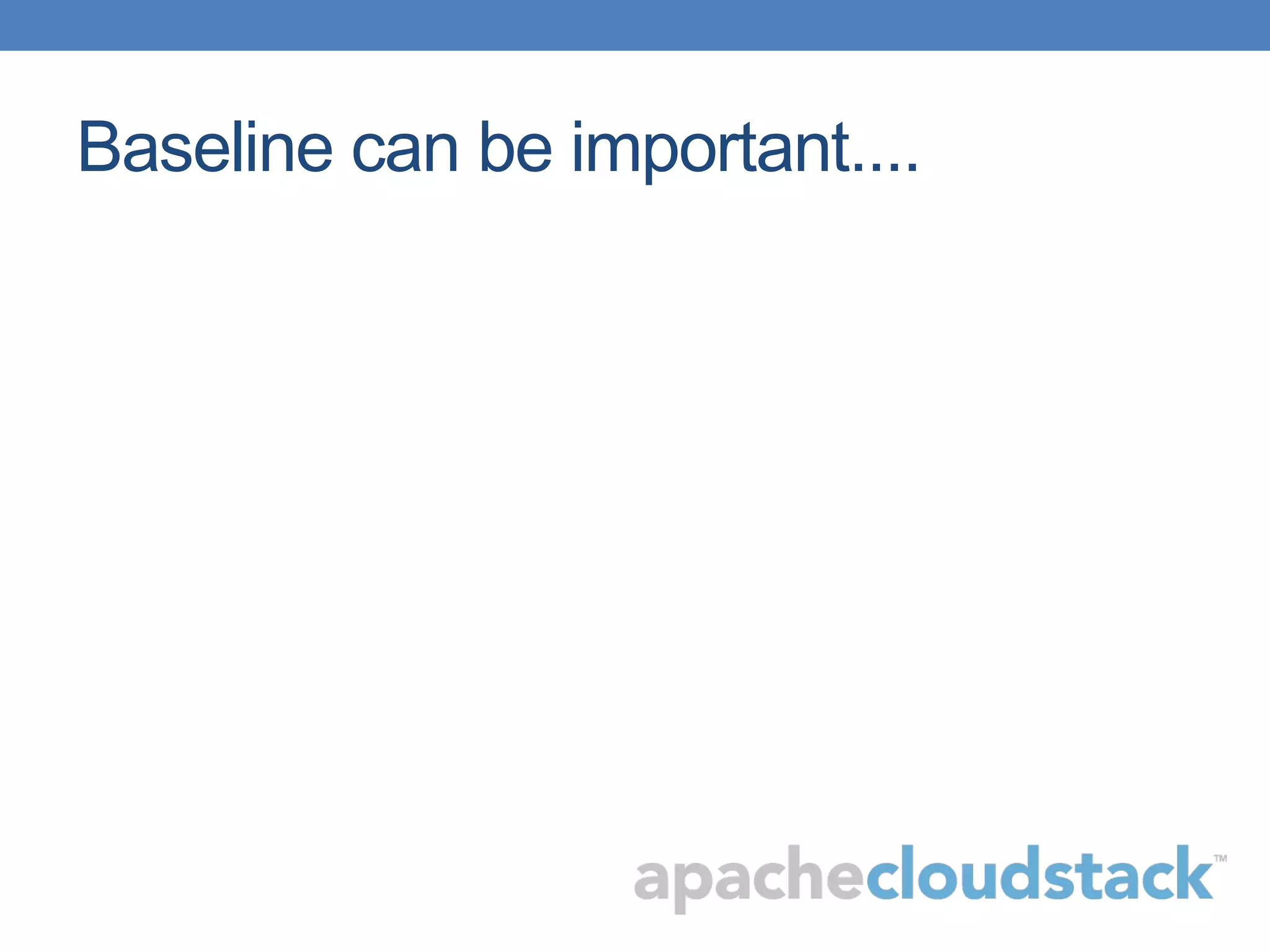 Baseline can be important....
 