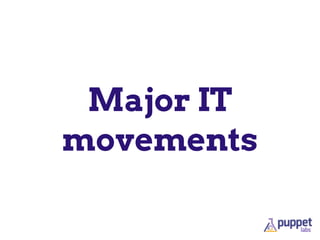Major IT
movements
 