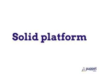 Solid platform
 