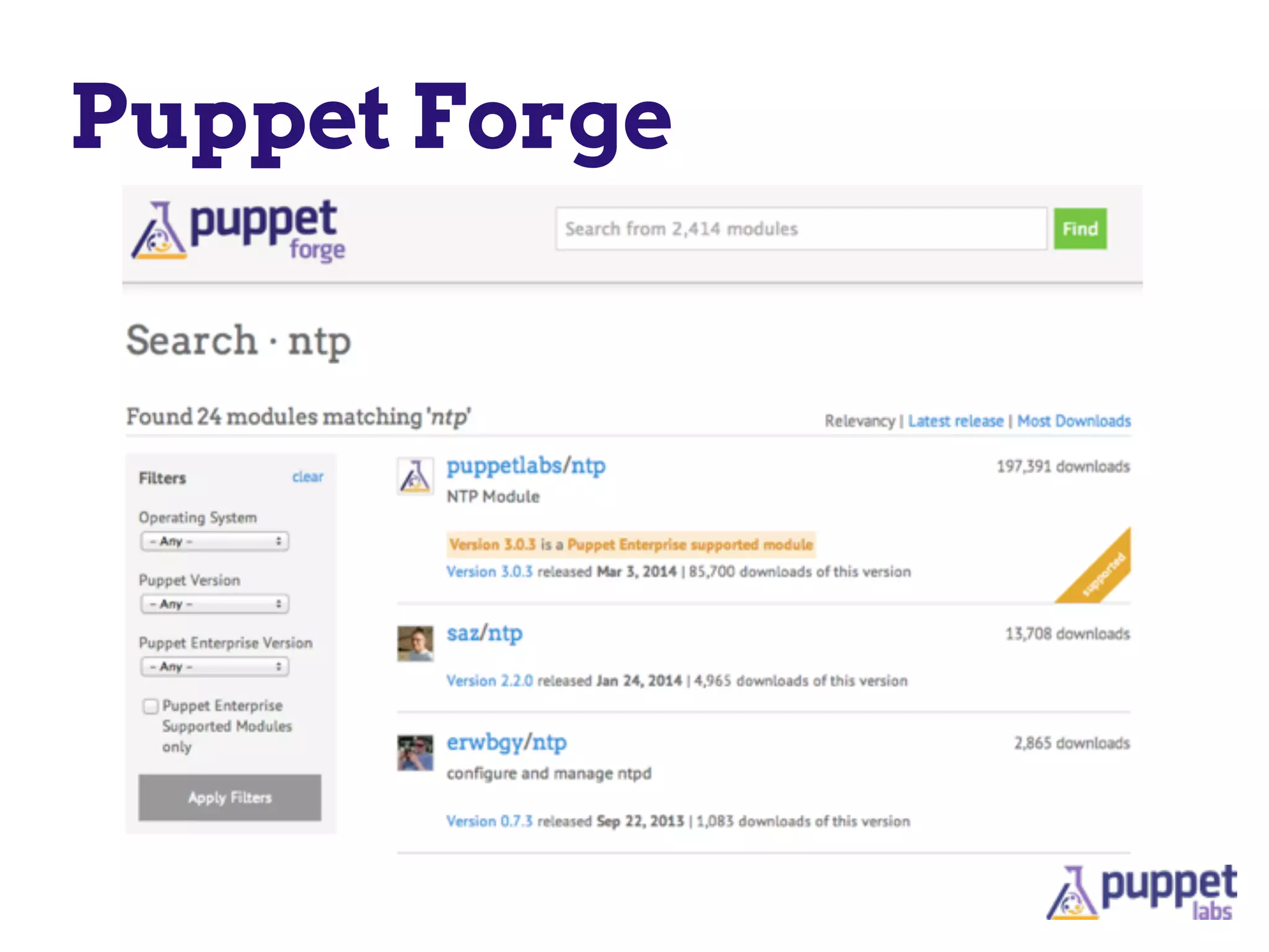 Puppet Forge
 