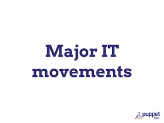 Major IT
movements

 
