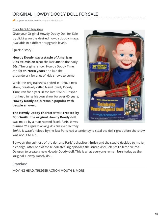 doody doll