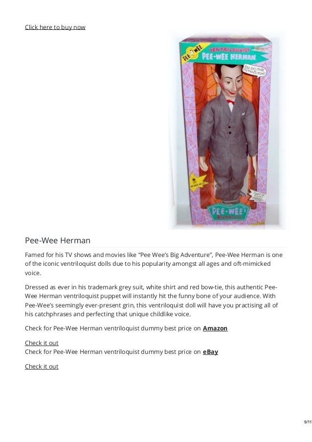 pee wee herman doll amazon