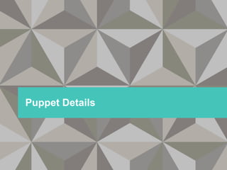Puppet Details

27

© Jive confidential

 