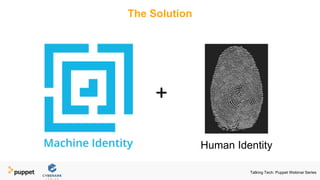 The Solution
+
Human Identity
Talking Tech: Puppet Webinar Series
 