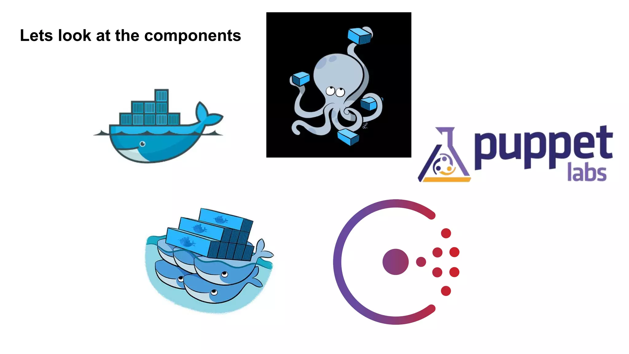 Lets look at the components
 
