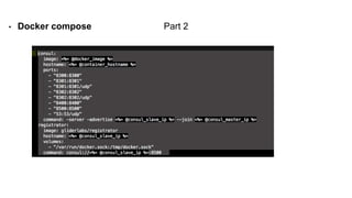 • Docker compose Part 2
 