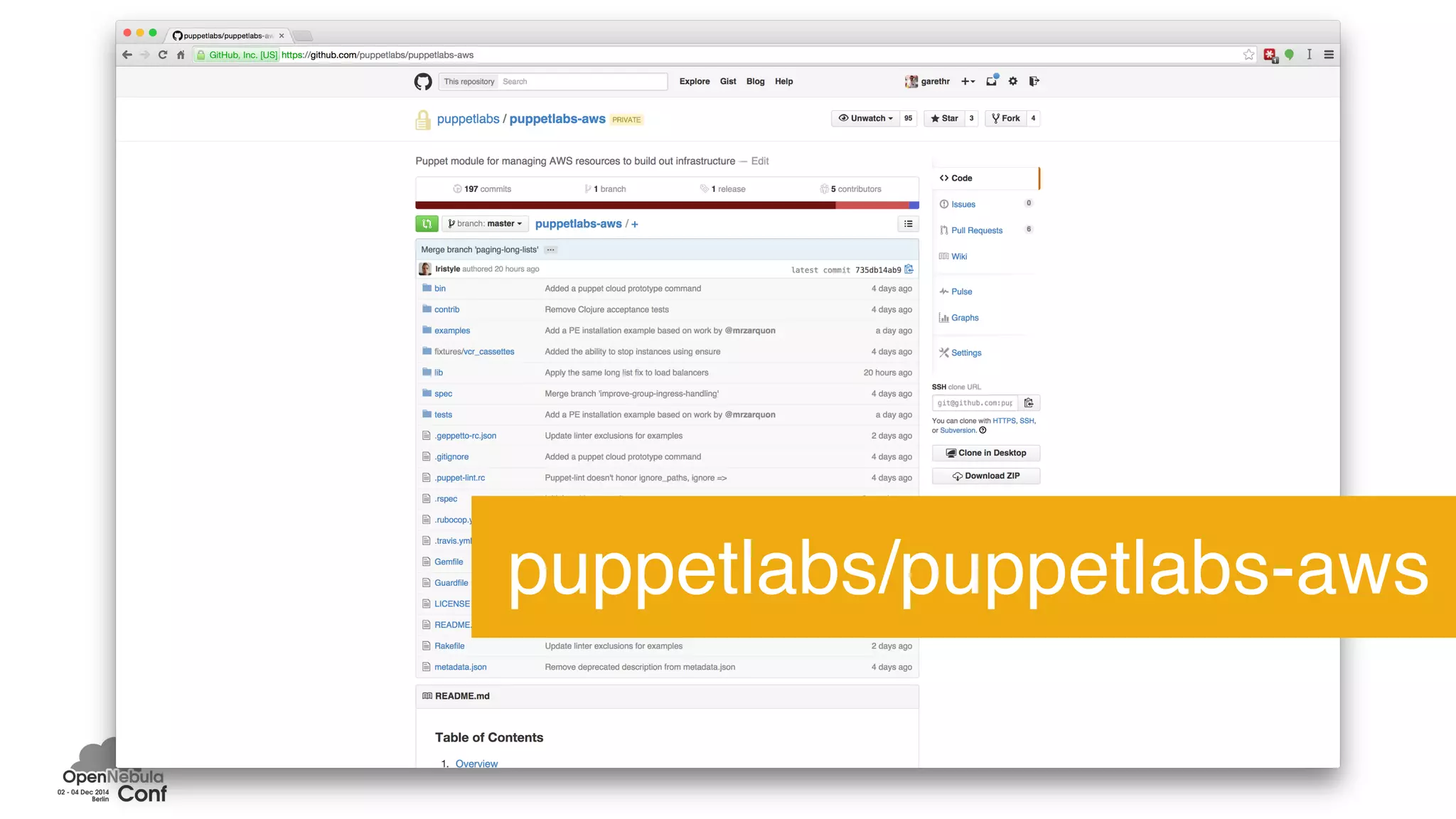 puppetlabs/puppetlabs-aws 
 