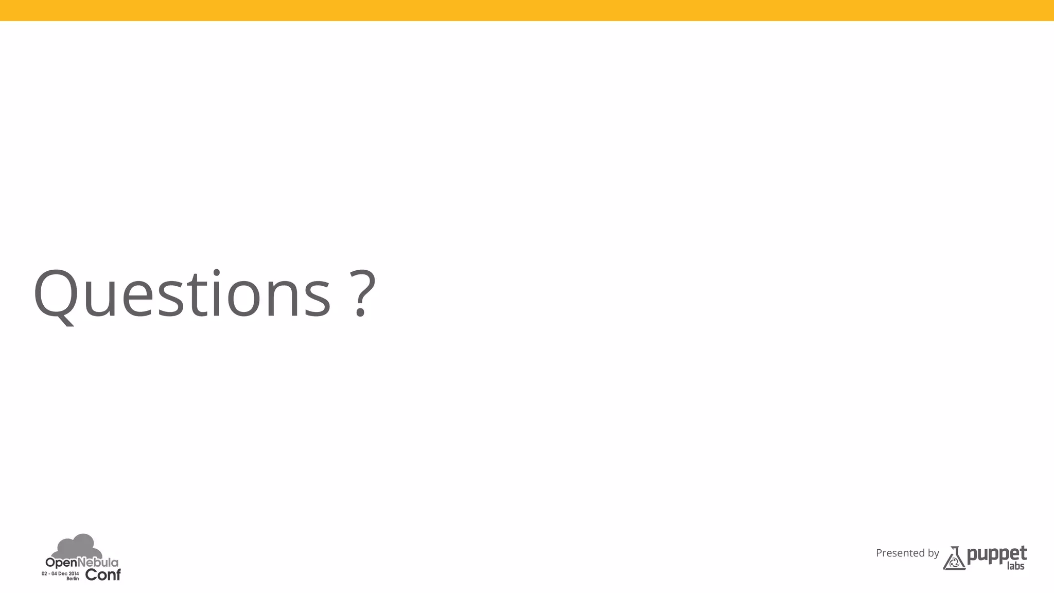 Presented by 
Questions ? 
 