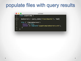 populate files with query results 
 