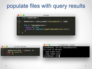 populate files with query results 
 